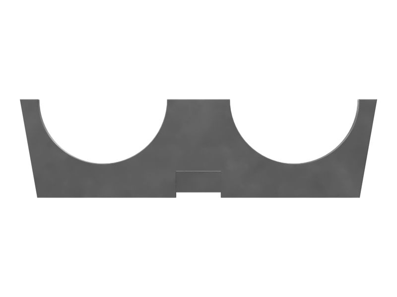 Двойной зажим 67 мм