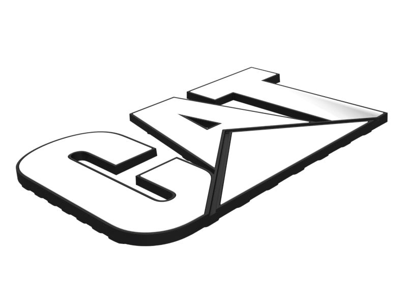 Наклейка на решетку капота