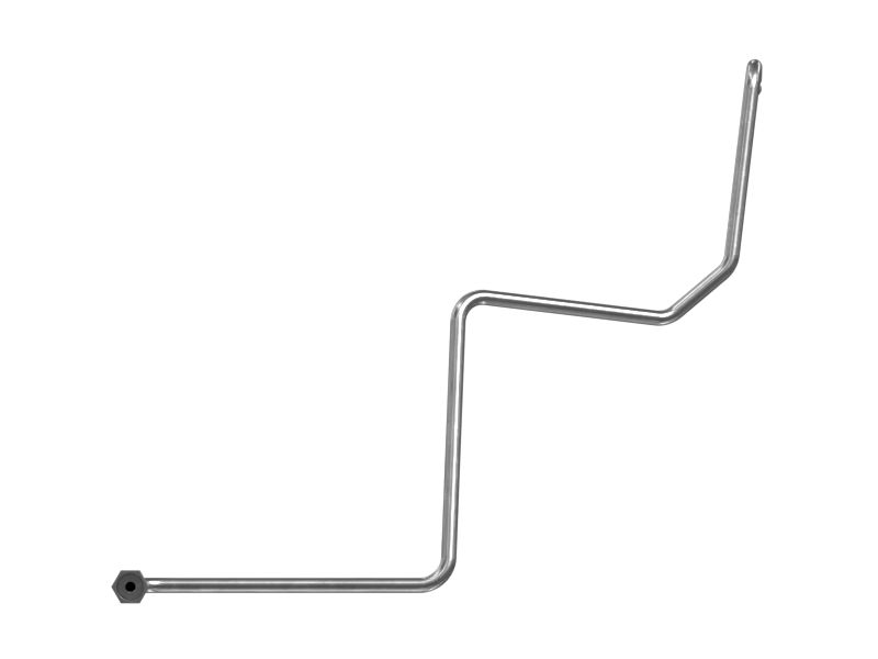 Топливный патрубок с несколькими изгибами в сборе