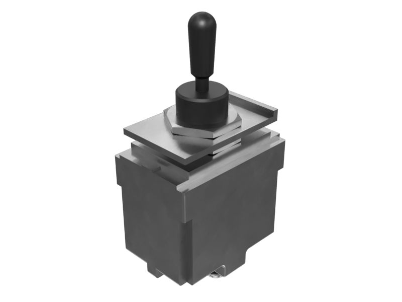 7N-8005: Двухполюсный одноходовой тумблерный переключатель на 28 В