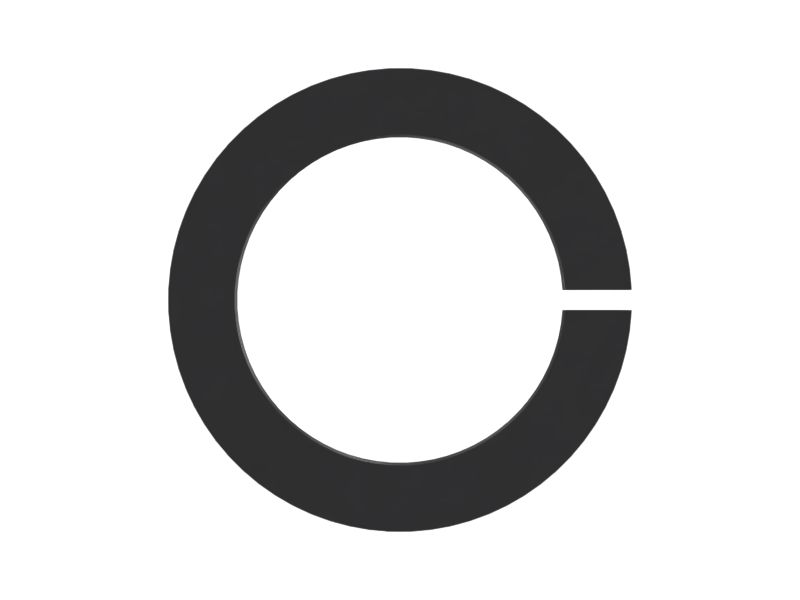 Разрезное резиновое уплотнение гидравлического шланга