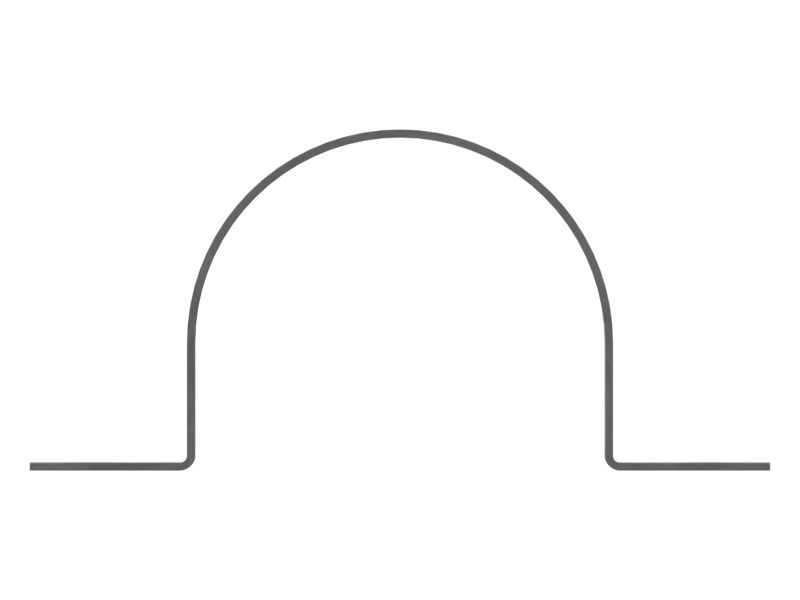 Петлевой зажим 45,00 мм с наружным диаметром