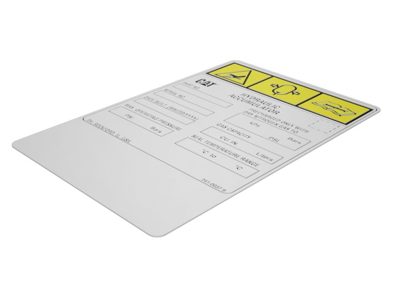 Наклейка с предупреждением