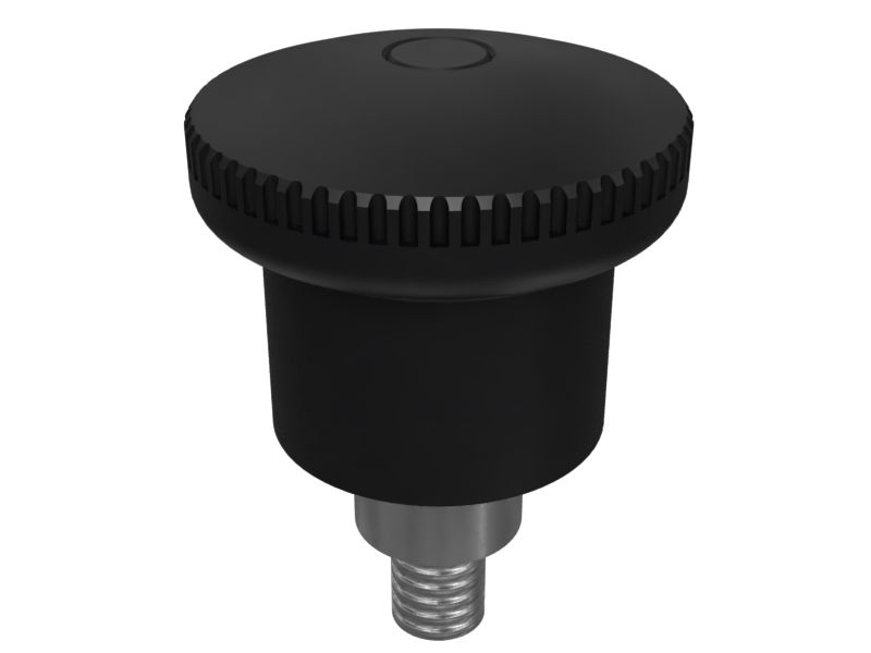 Гладкий стальной штифт с внешним диаметром 25 мм