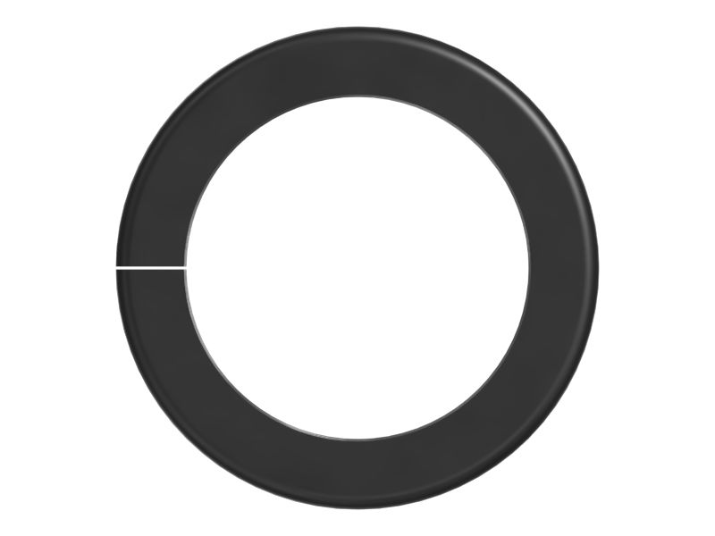 Резиновое двубортное уплотнение, внутренний диаметр 56 мм