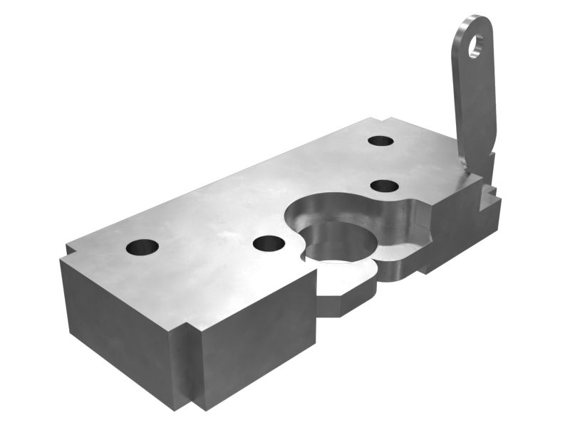 Защелка двери в сборе