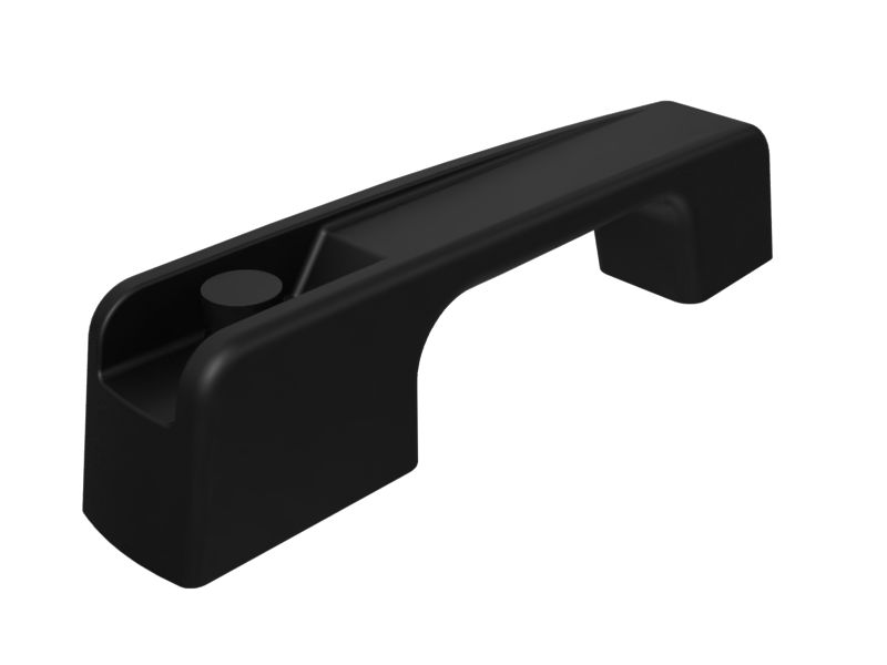 Ручка с кнопкой с винтовым креплением