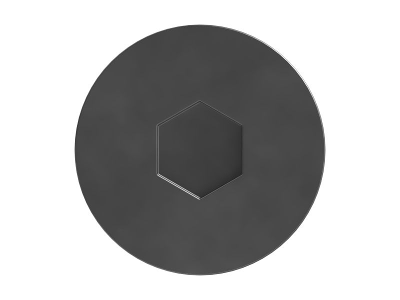 Болт с шестигранной головкой и заплечником 3/8''-16 x 2 5/8''