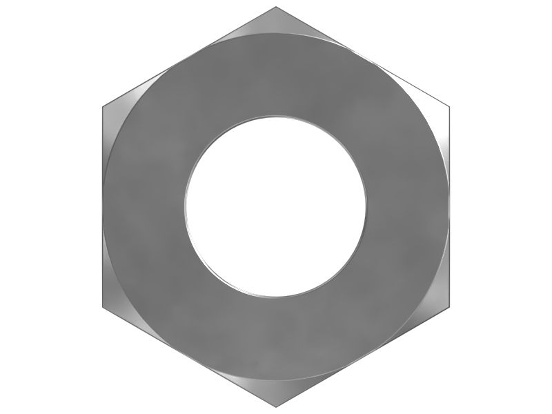 Шестигранная приварная гайка 1/2''-13