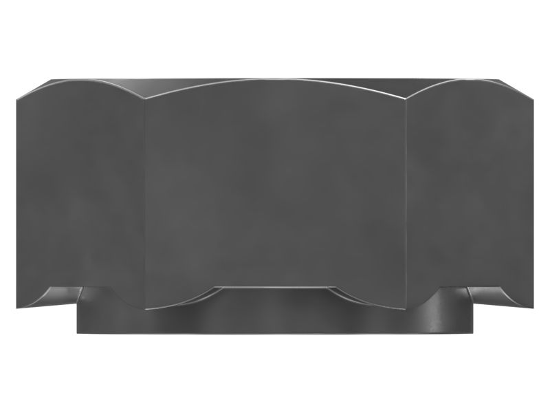 Шестигранная приварная гайка 1/2''-13