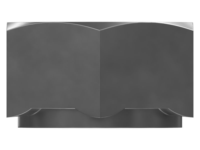 Шестигранная приварная гайка 1/2''-13