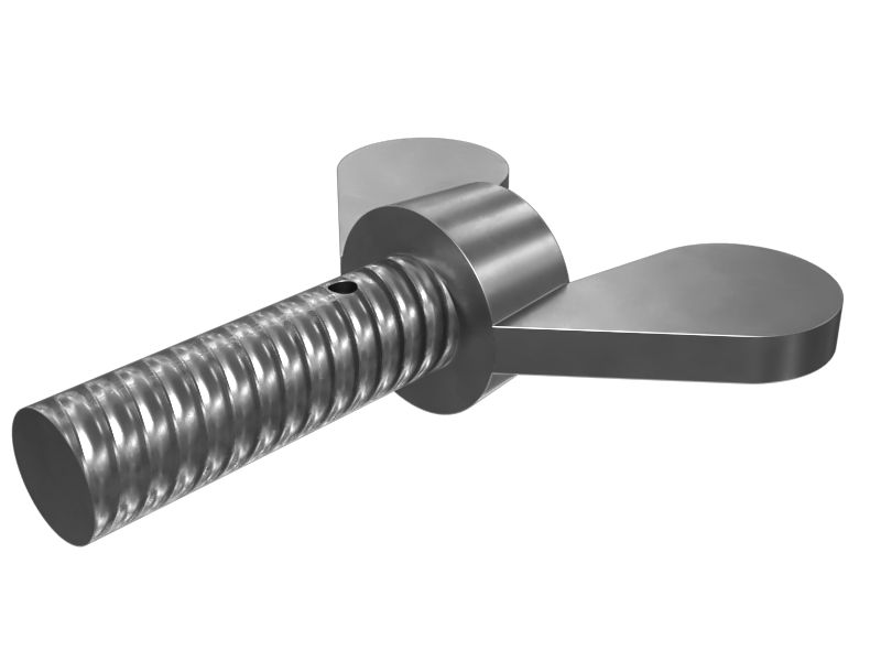 Барашковый винт длиной 72,50 мм