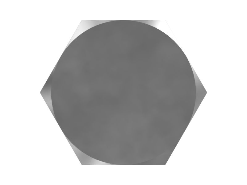 Болт с шестигранной головкой с резьбой M12x1,75