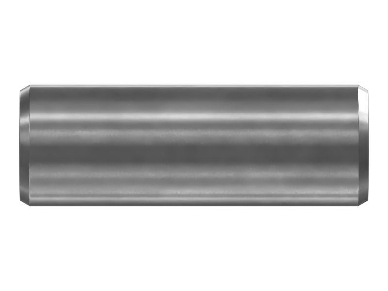 Стальной установочный штифт с торцом с фаской, длина 36 мм