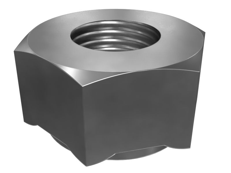 Шестигранная приварная гайка 1/2''-13