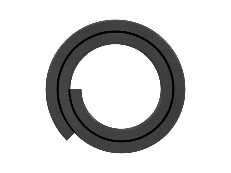 Прямой пружинный палец, наружный диаметр 12,00 мм