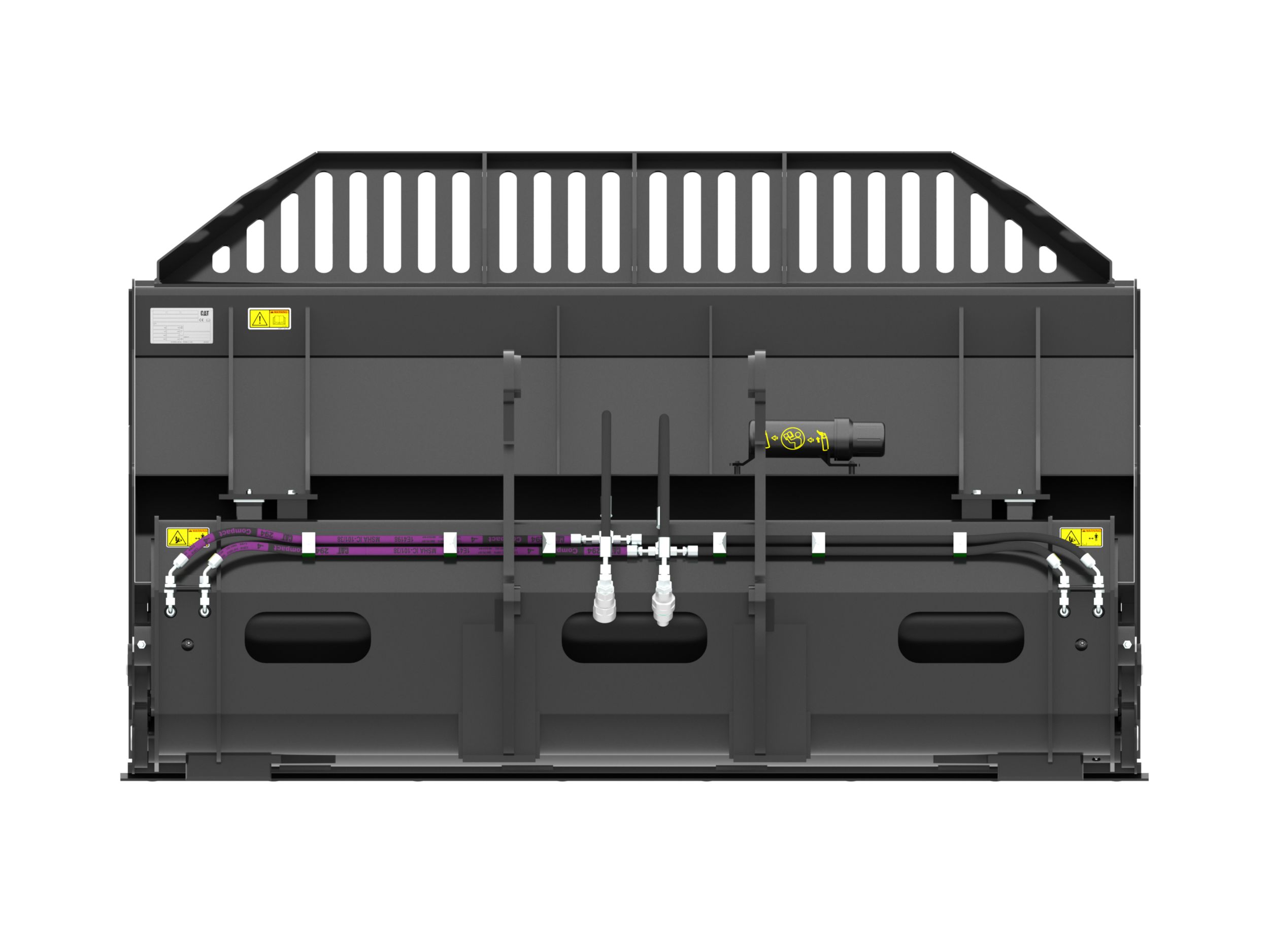 Ковш 2,1 м3 (2,7 ярда3), устройство смены навесного оборудования IT, режущая кромка с болтовым креплением
