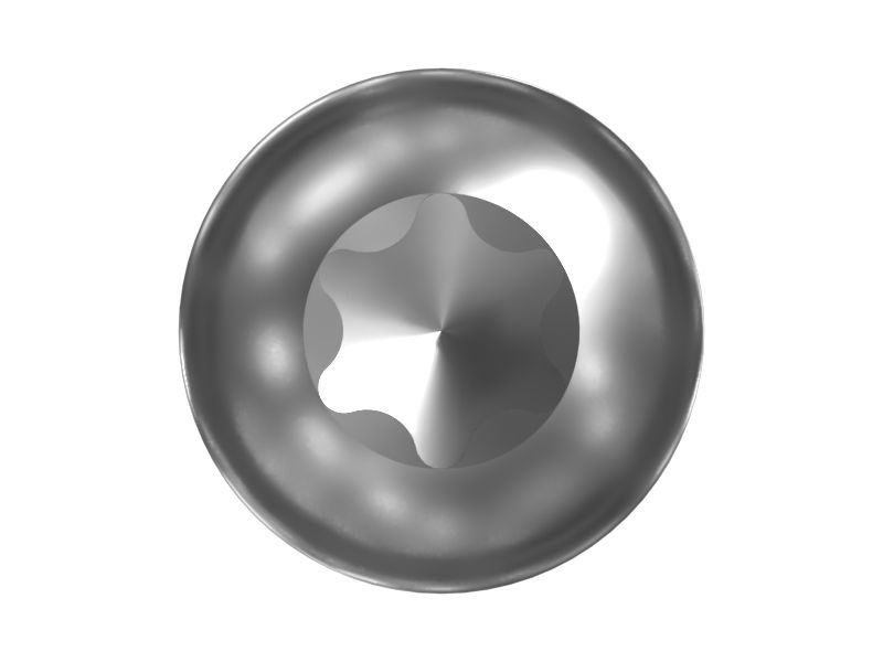 Звездообразный винт с головкой длиной 9,52 мм