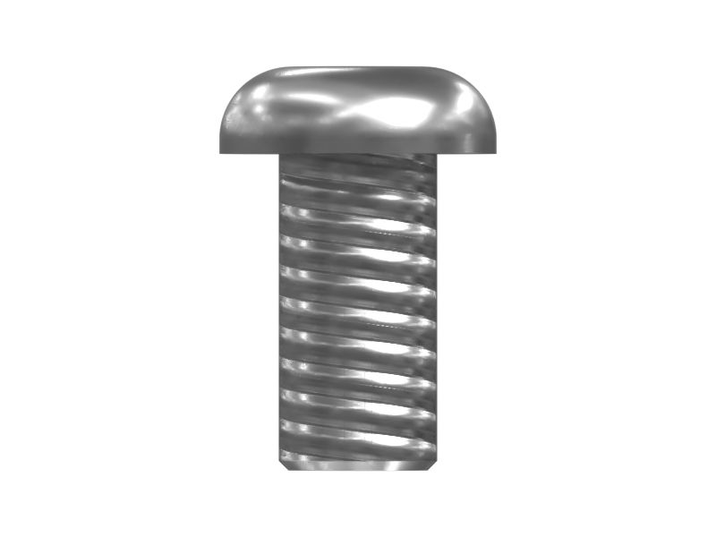 Приводной винт с шестигранным гнездом и полукруглой головкой, длина 20 мм
