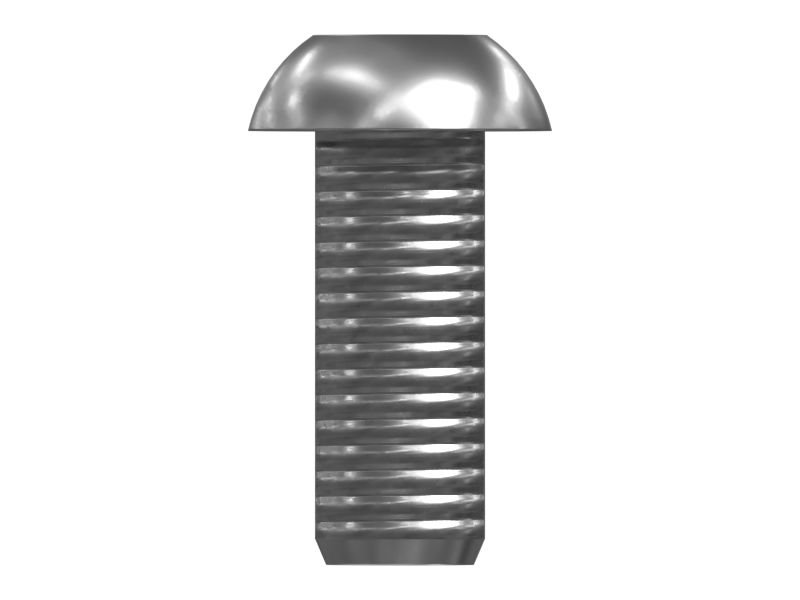 Приводной винт с шестигранным гнездом с головкой кнопки длиной 25 мм