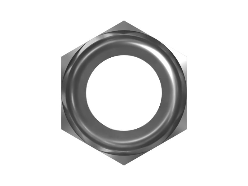 Шестигранная контргайка M18 x 2,5 мм