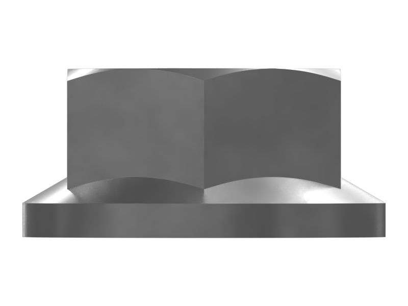 Шестигранная фланцевая контргайка