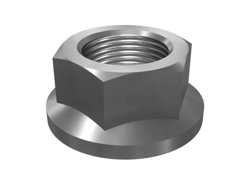 Шестигранная фланцевая контргайка