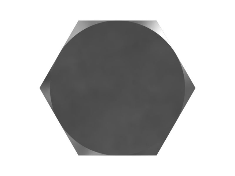 Болт с шестигранной головкой с резьбой M12X1,75