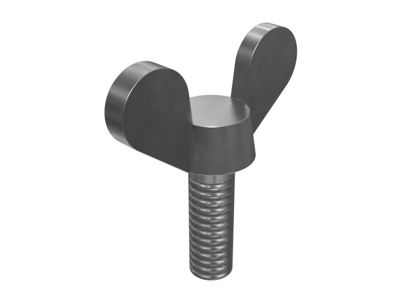 Барашковый винт M10x1,5