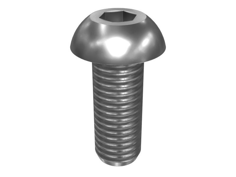 Приводной винт с шестигранным гнездом с головкой кнопки длиной 25 мм
