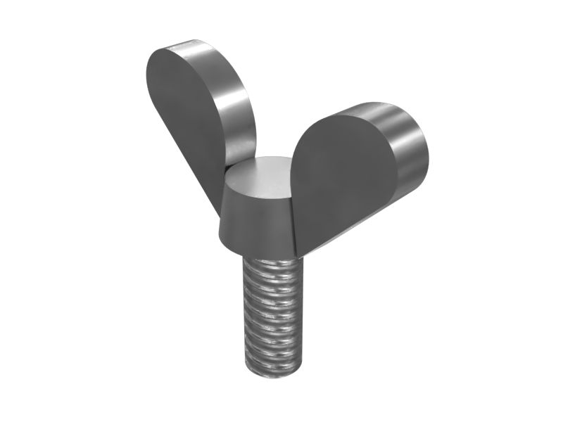 096-4034: Болт с барашком М6-1 x 15 мм