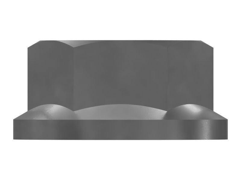 Шестигранная фланцевая контргайка