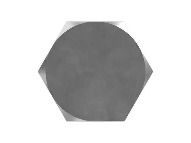 Болт с шестигранной головкой M22X2,5