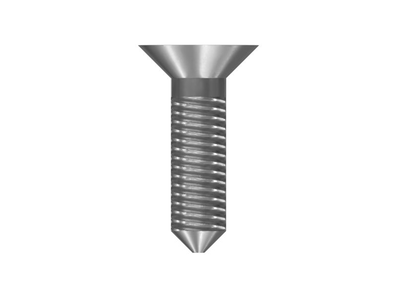 ВИНТ С ПЛОСКОЙ ГОЛОВКОЙ