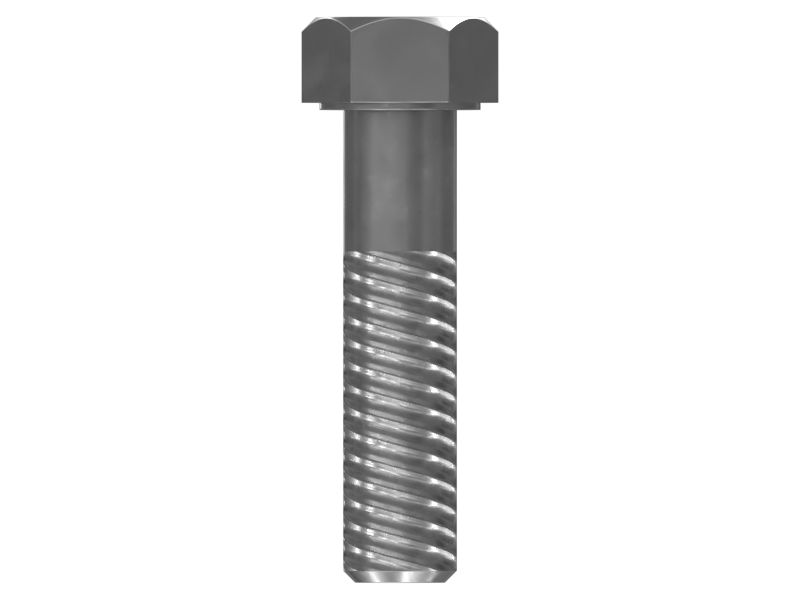 Болт с шестигранной головкой с резьбой M12X1,75