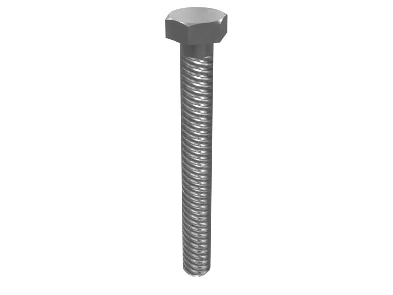M8-1.25 x 70mm Hex Head Bolt
