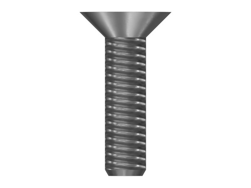 Винт с плоской головкой M10