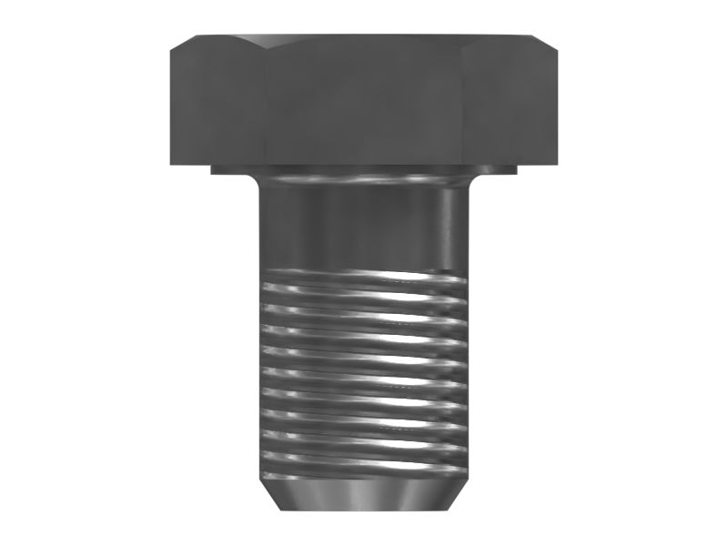Болт с шестигранной головкой, M10X1,5