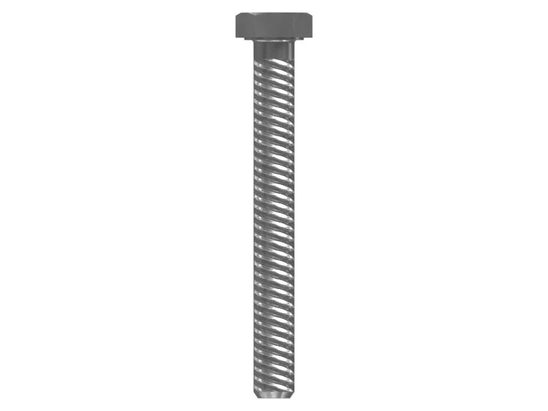 M8-1.25 x 70mm Hex Head Bolt