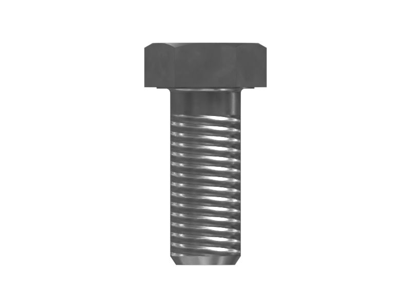 Болт с шестигранной головкой с резьбой M24X3
