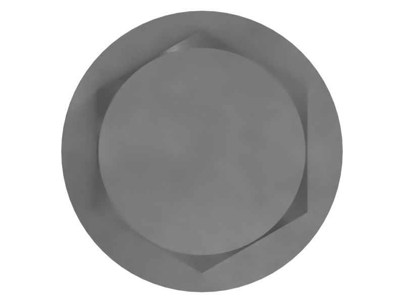 Винт с головкой с буртиком