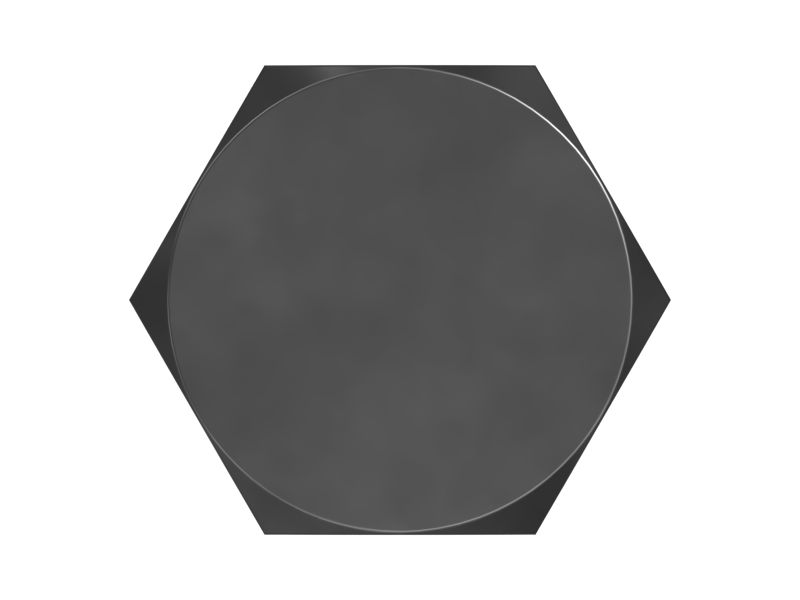 Болт с шестигранной головкой с резьбой M12X1,75