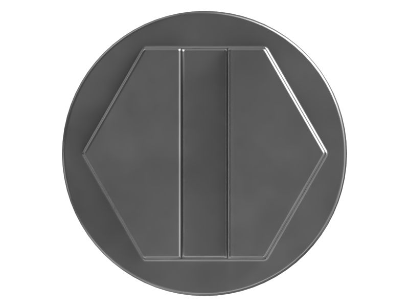 Винт с шайбообразной головкой с резьбой #8-16