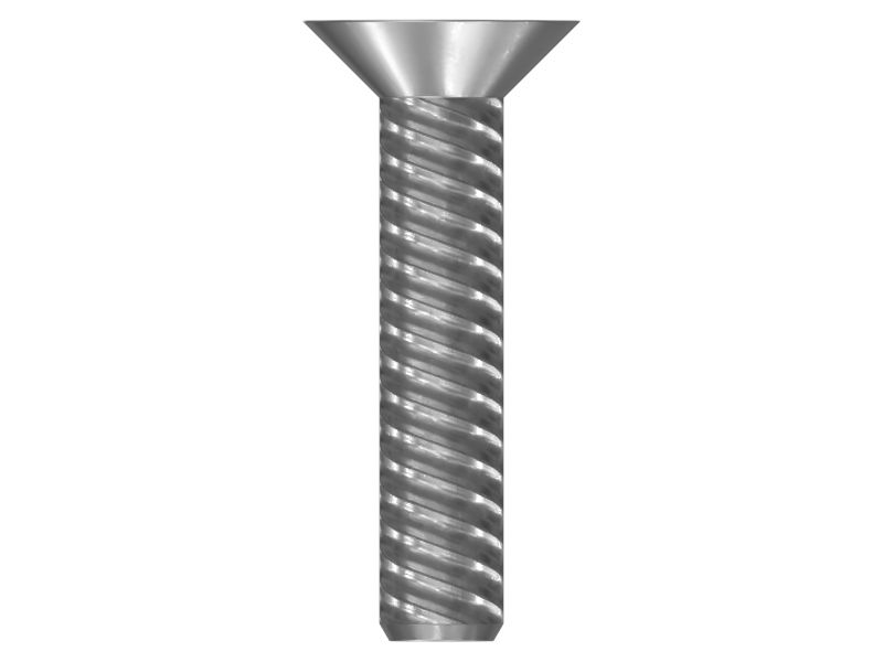 ВИНТ С ПЛОСКОЙ ГОЛОВКОЙ