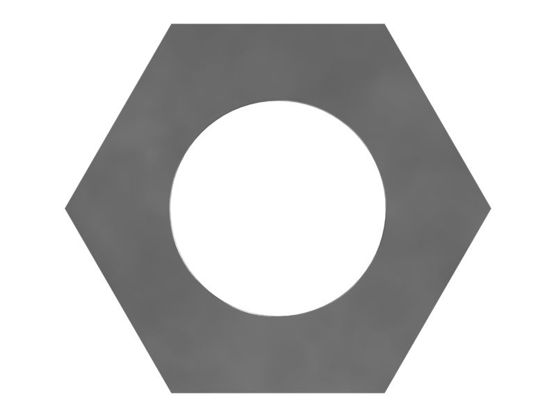 Метрическая приварная гайка