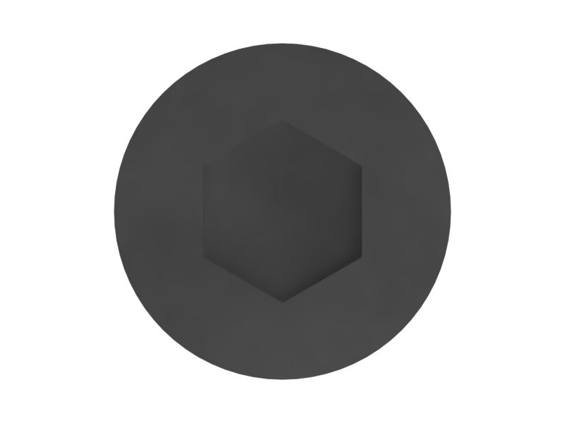 Болт с шестигранной головкой под торцевой ключ с резьбой M5X0,8