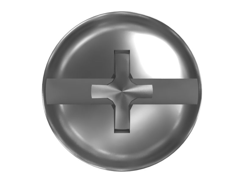 Винт с круглой головкой с резьбой #10-31