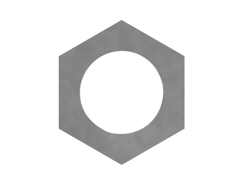 Гайка с шестигранной головкой, 1"-8