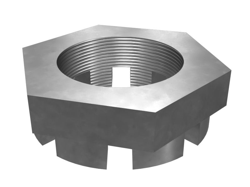 5P-9093: 3 1/2''-12 Hex Castle Nut 5P9093 купить