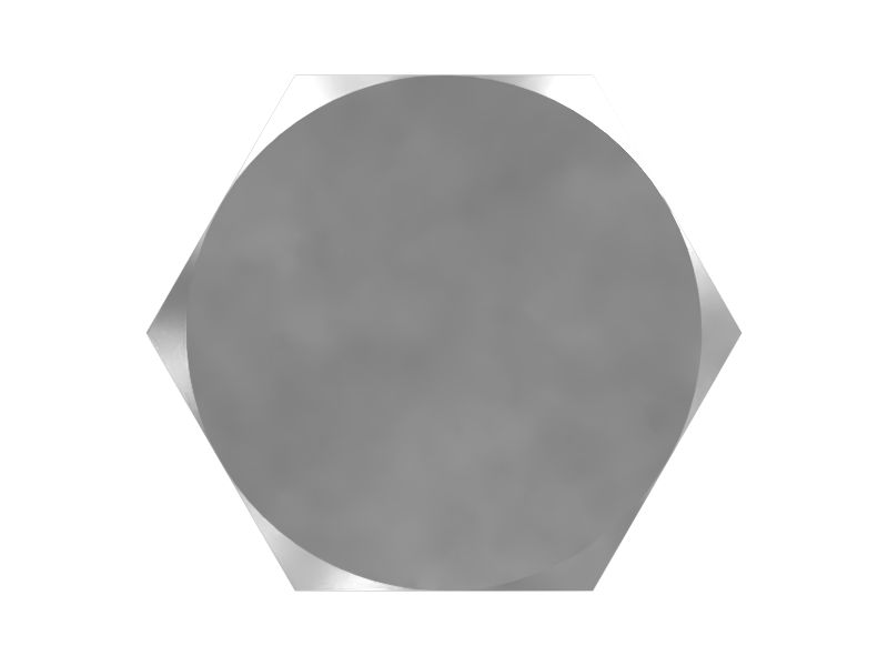 Болт с шестигранной головкой 1/2"-13 x 2